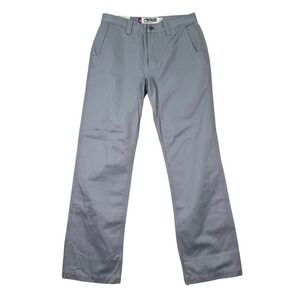 NEW Mountain Khakis Mens 31x30 Slim Fit Gray Chino Pants Hiking Cotton Casual